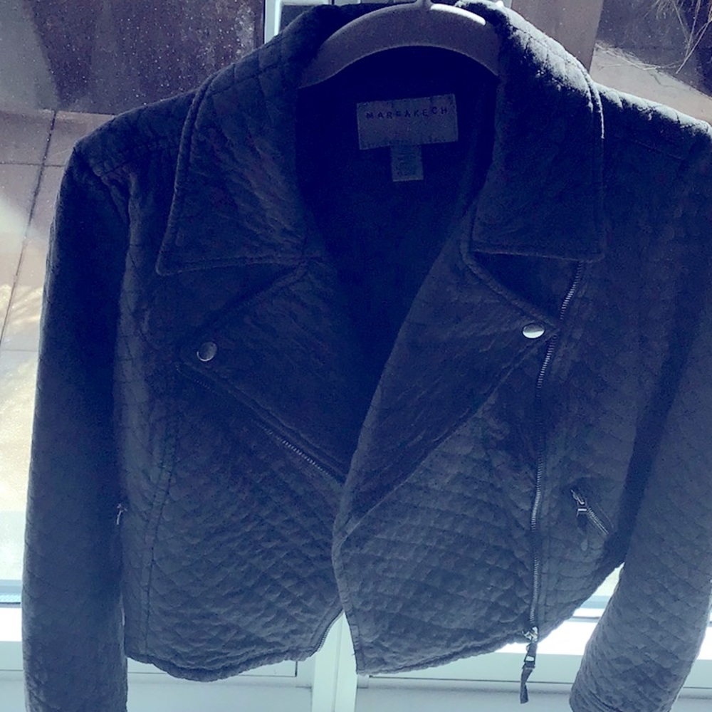 Marrakech Black Quilted Jacket Casual Never Worn